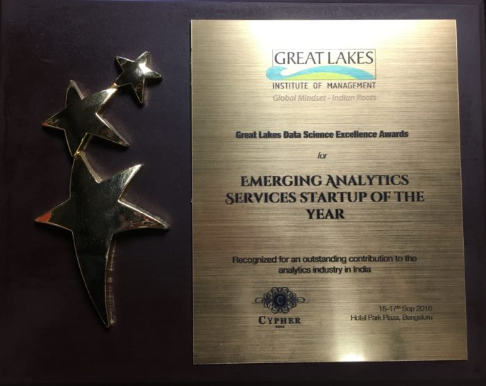 G-Square emerging analytics services award